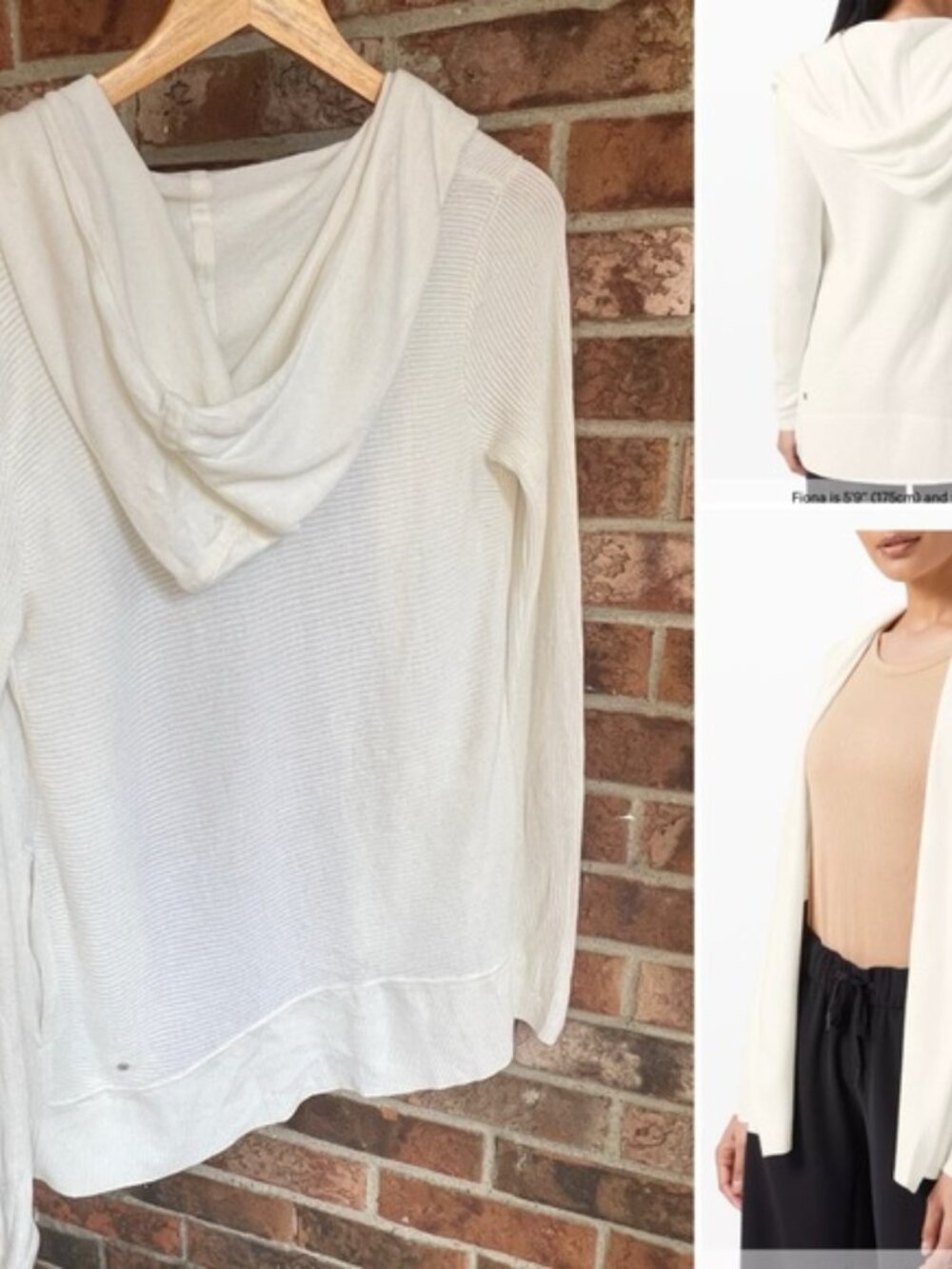 Lululemon ^ Sundown Sweater Wrap DESIGNED FOR ON THE MOVE EUC